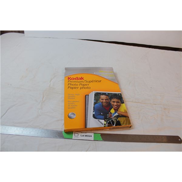 Kodak premium photo paper, high gloss