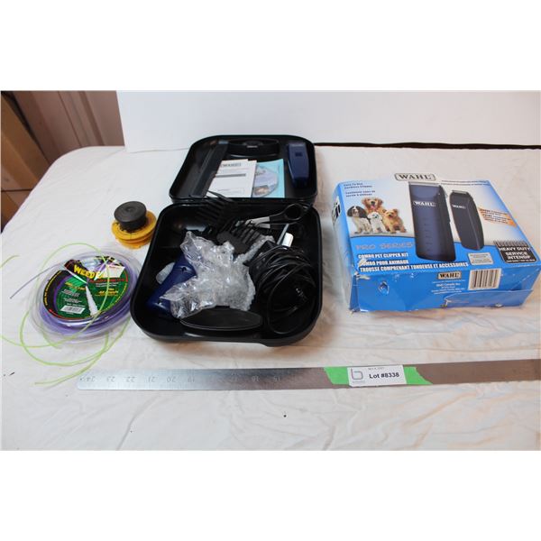 Wahl combo pet clipper kit, weed eater cord