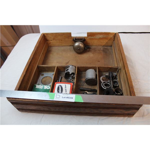 Vintage cash register with misc. Parts