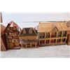 Image 3 : Minature house set made from wood and straw