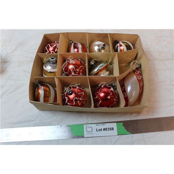 Vintage tree ornaments