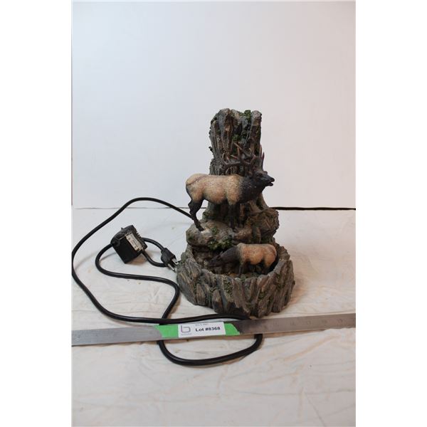 Wildlife waterfall fountain