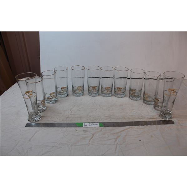 Canadian Winter Olympic glasses set