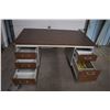 Image 4 : *5 Drawer Heavy Metal Office Desk (34" x 60" x 30" H)