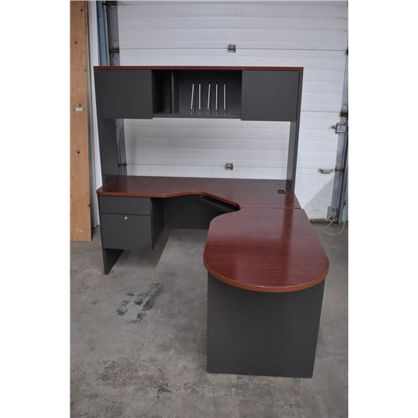 *3 Piece Office Desk (5' W x 6' D x 65" High