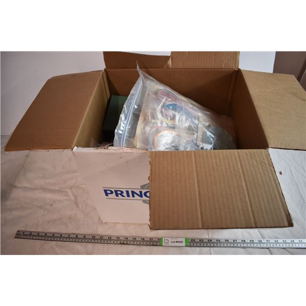 Box of Various Crafting Supplies