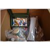 Image 3 : Box of Various Crafting Supplies