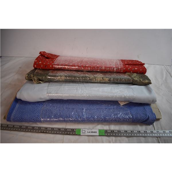 (4) Rolls of Fabric