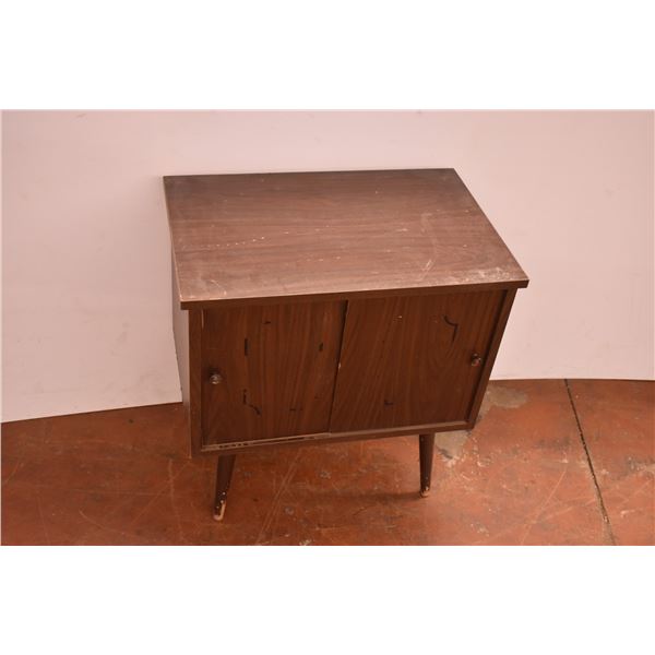 *End Table with Sliding Doors
