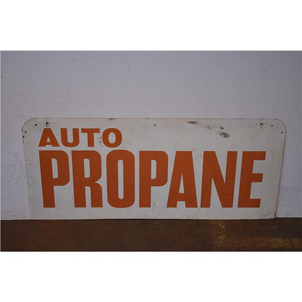 *Tin Propane Sign