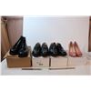 Image 1 : Men’s dress shoes, ladies size 8.5 Aldo heels