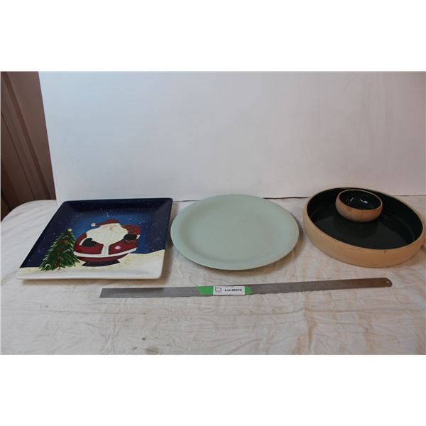 Ceramic plates in various styles