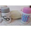 Image 2 : Misc. Items; mugs, children’s thermos, sushi roller