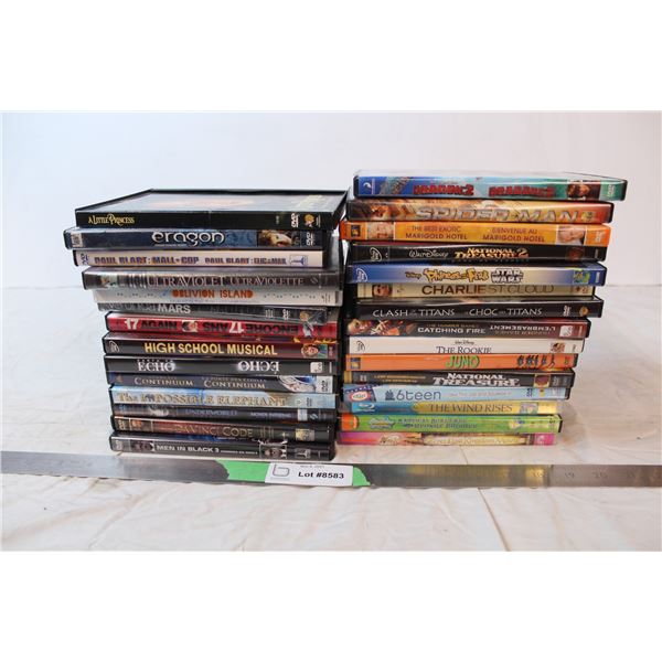 Lot of dvd movies