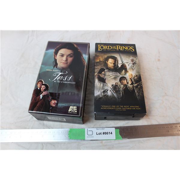 Lord of the Rings Return of the King VHS, Tess of the D’Urbervilles VHS