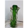 Image 2 : Vintage green handblown vases