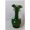 Image 3 : Vintage green handblown vases