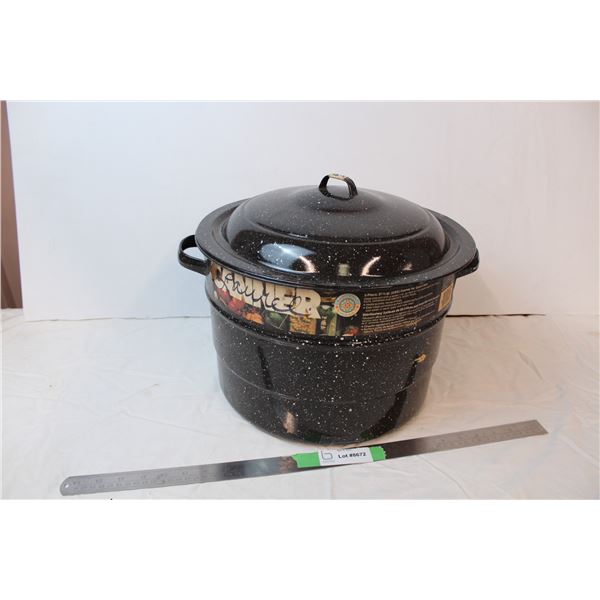 3 piece 21 1/2 qt canner for quart jars