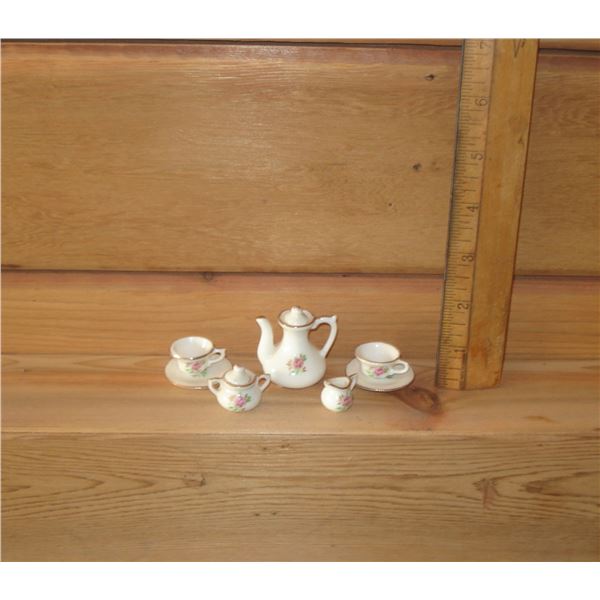Tea for two miniature tea set