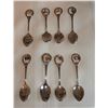 Image 2 : Souvenir spoons - 8 with charms