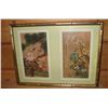 Image 1 : Vintage framed print - oriental / birds