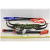 Image 1 : Rocket Fishing Rod (Untested), Plastic Bows & Lacrosse Sticks