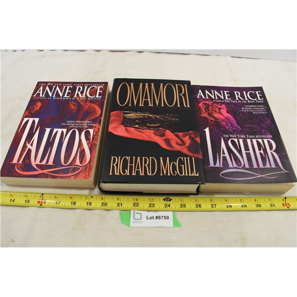 2 Anne Rice Novels & Misc. Hardcover