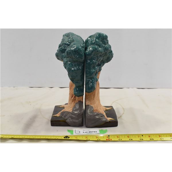 Ceramic Tree Bookends