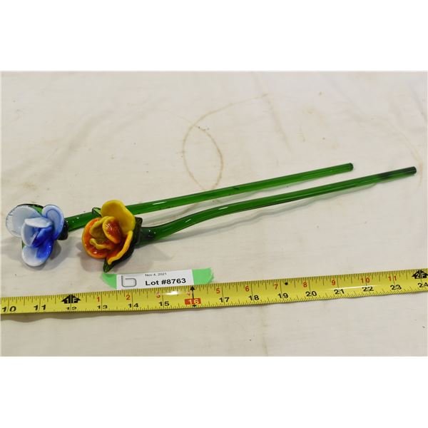 Blown Glass Flowers