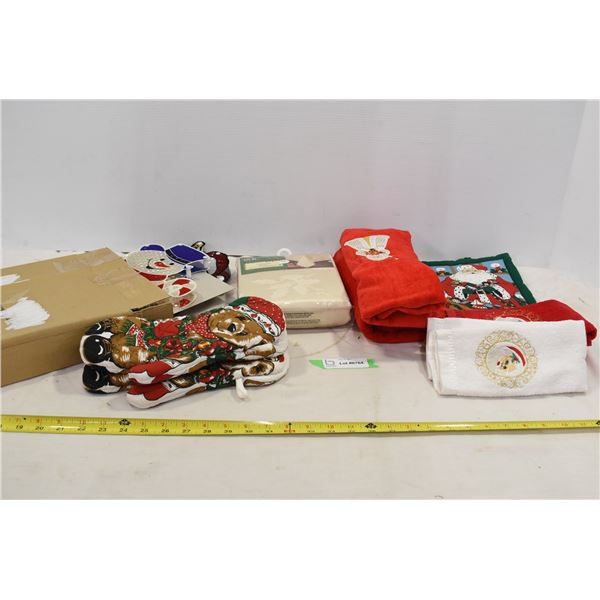 Christmas Clothes and Oven Mitts + Ornaments