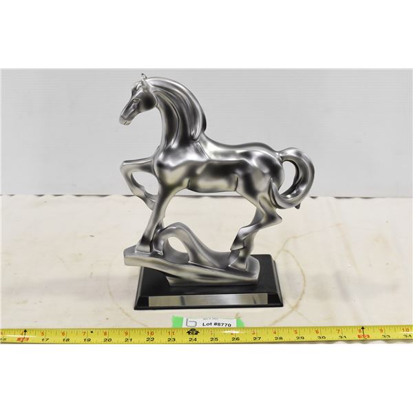 Silver Horse Sculpture