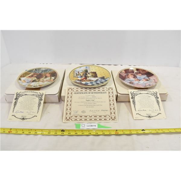 2 Reco & 1 Knowles Collector Plates