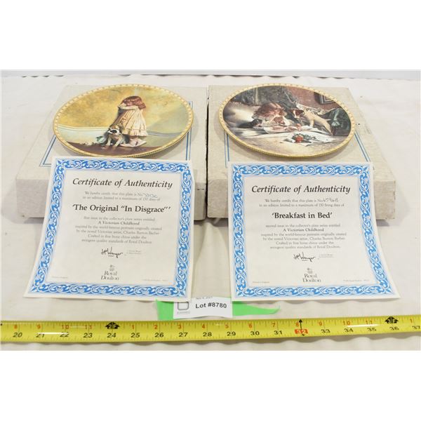 2 Royal Doulton Collector Plates’