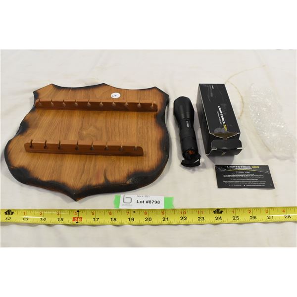 Spoon Rack & Tactical Flashlight