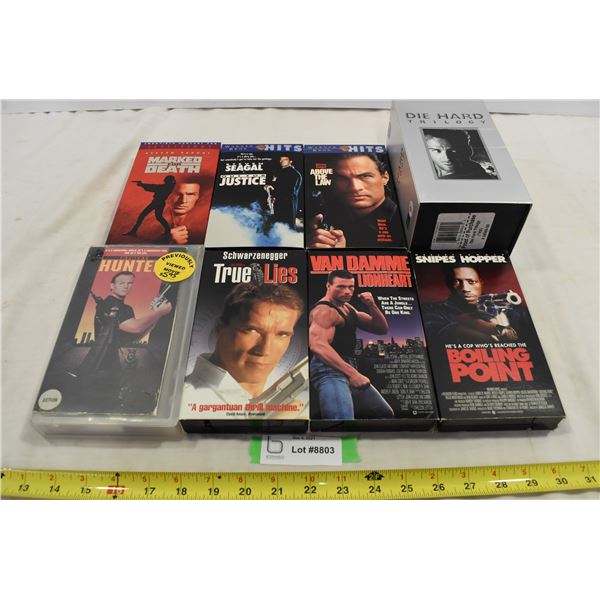 Misc. Steven Seagal, Bruce Willis & Other Action Star VHS Tapes