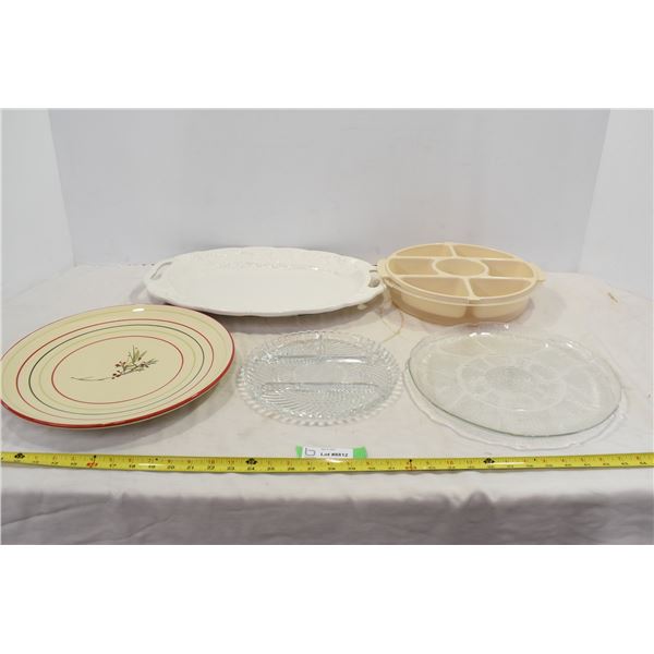 Assorted Serving Tray and Storage Container