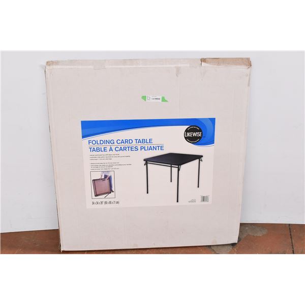 Folding Card Table