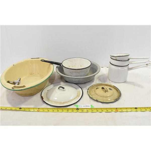 Enamel Pots and Roasting Pans