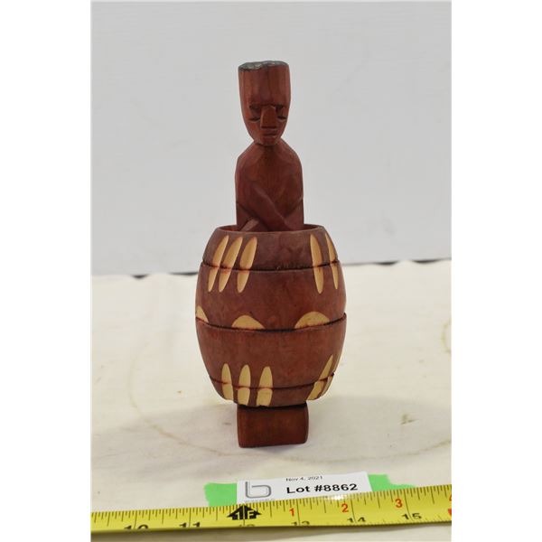 NSFW Wooden Barrel Figure
