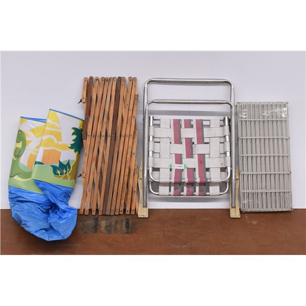 *Kids Pool, Childrens Gate, Vintage Chair & Wire Rack