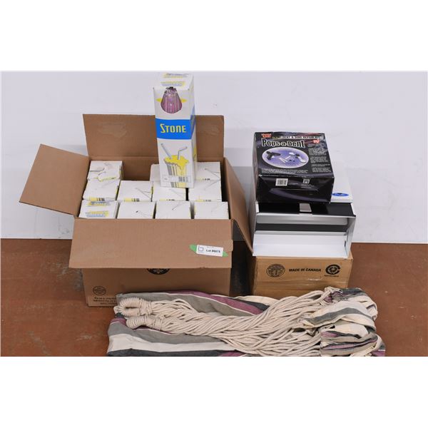 *Slush Straws, Paper Towel Dispenser, Hammock