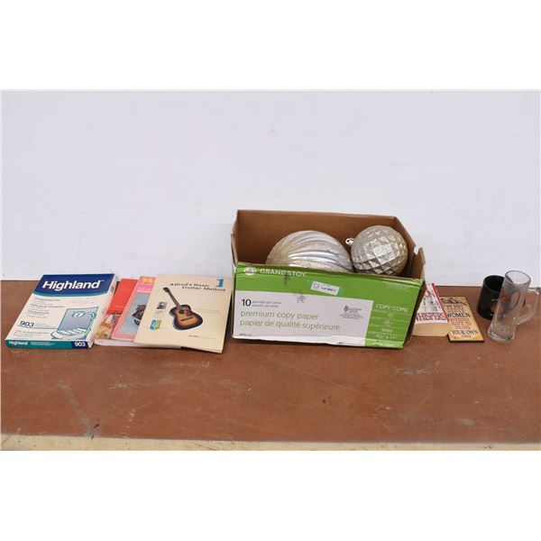 *Ornaments, Mugs, Books