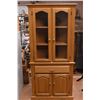 Image 1 : *Large Corner Cabinet w/ Glasses Doors – 32”x~17”x72”