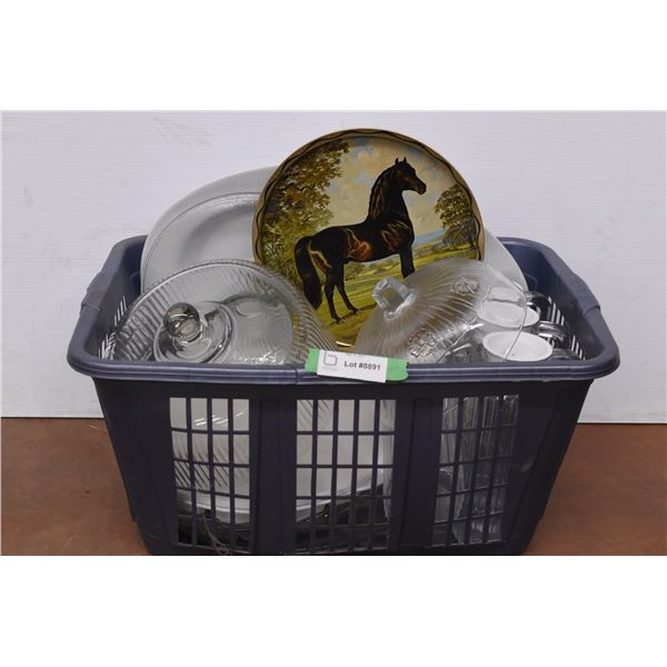 *Cake Stand, Pitchers, Decorative Plate, Misc.