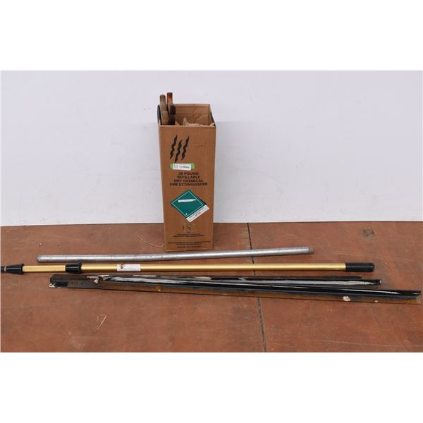 *Metal Corner Pieces, Extendable Paint Pole, Saws