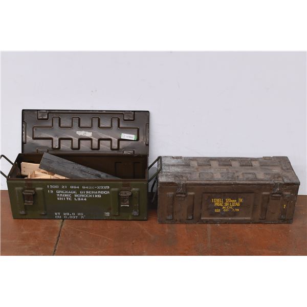 *Ammo Boxes, 1 filled with Wood