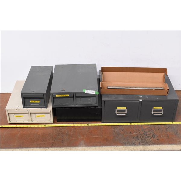 *Metal Garage Drawers w/ Supplies Inside