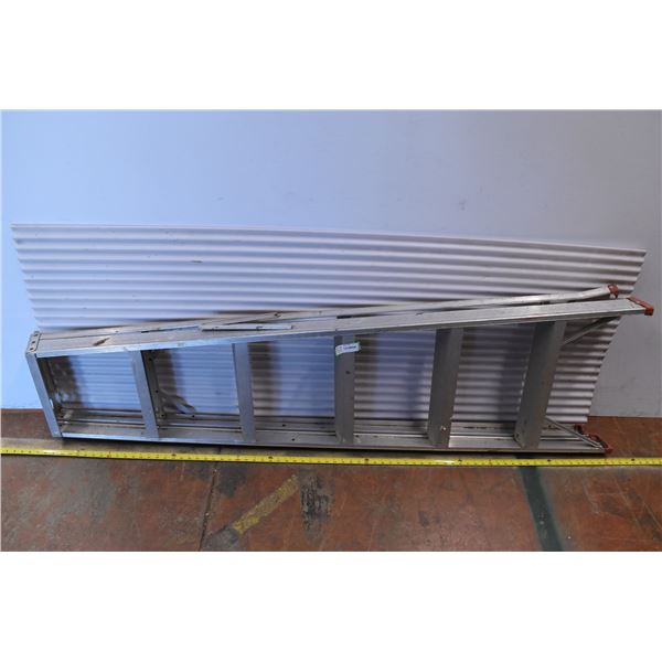 *Ladder & Plastic Sheet Siding