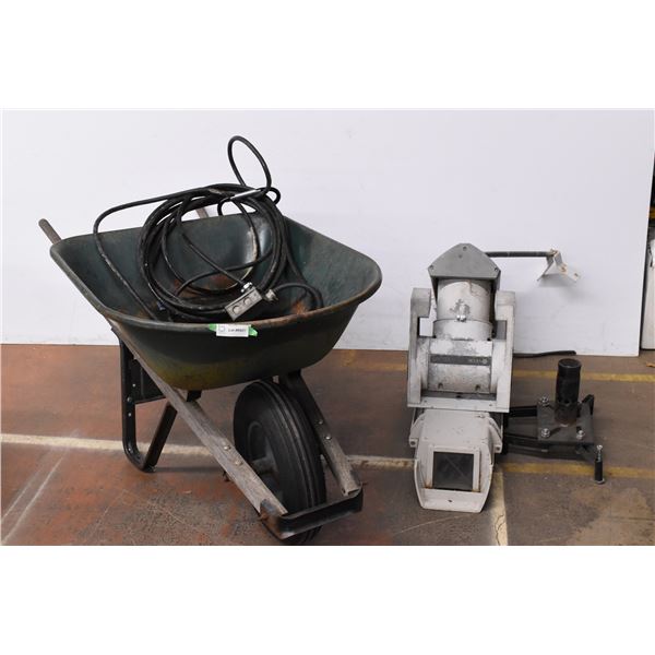 *Wheelbarrow, Extension Cord, Vintage PTZ Camera