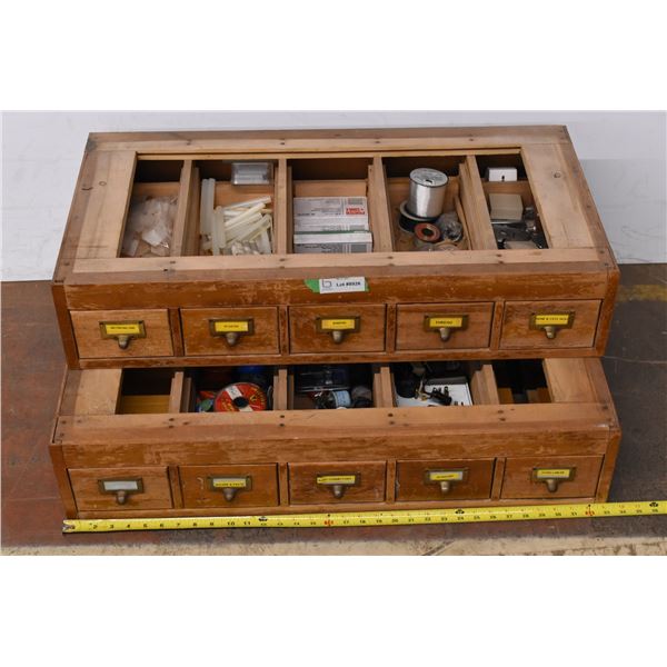 *Wooden Mailbox Style Drawers